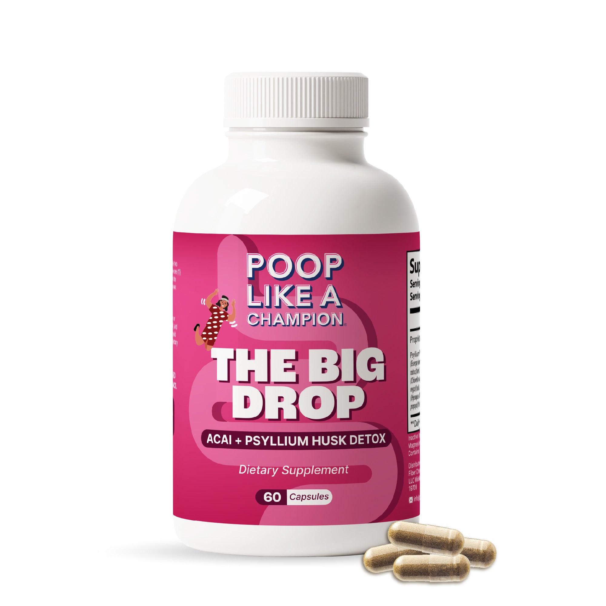 The Big Drop - Psyllium & Acai Detox Capsules