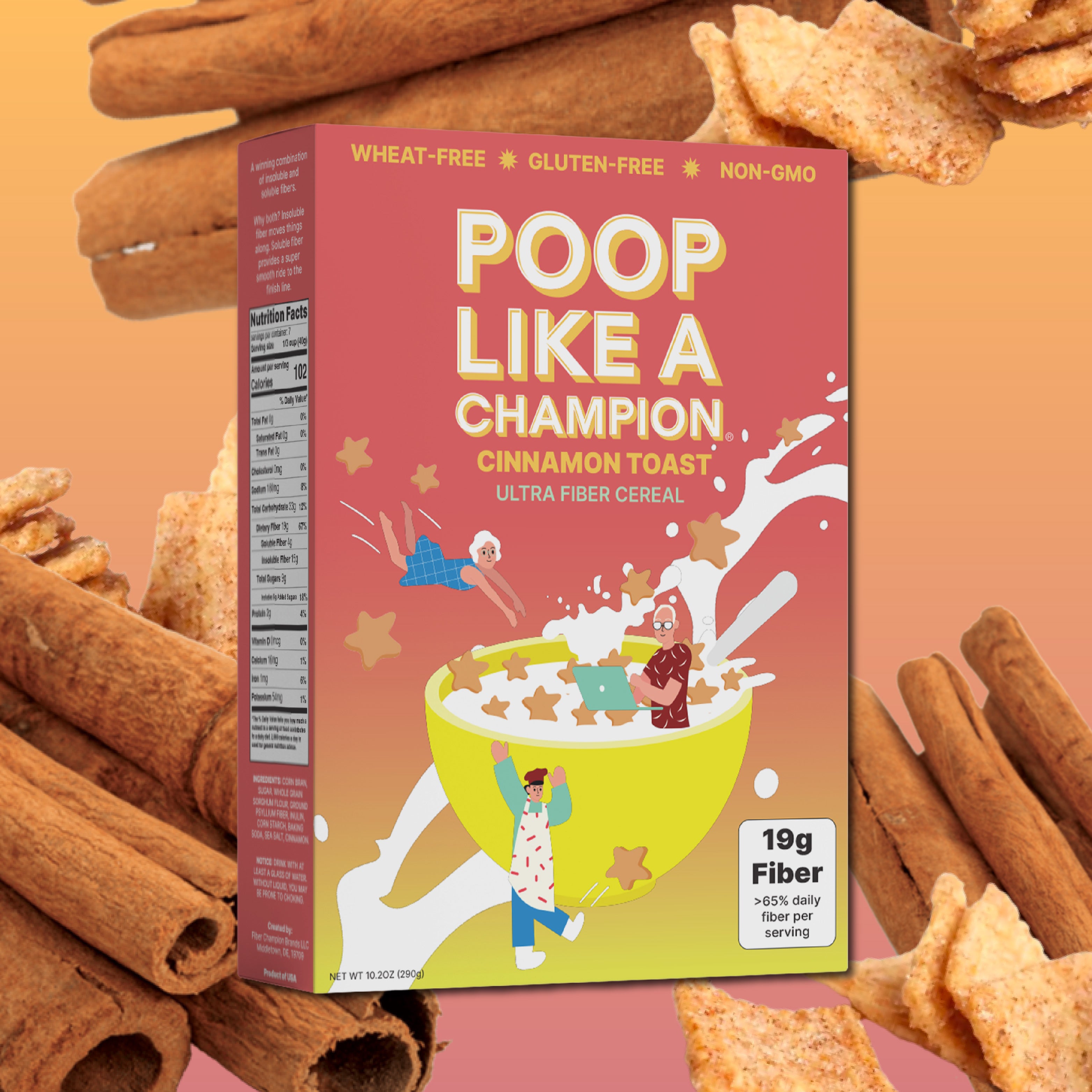 Cinnamon Toast Ultra Fiber Cereal | Poop Like A Champion – Poop Like a ...