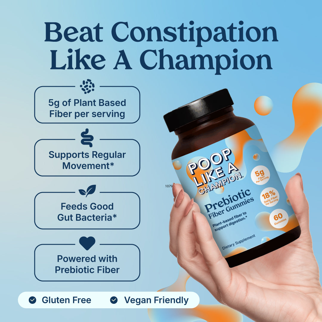 Prebiotic Fiber Gummies – Poop Like a Champion®