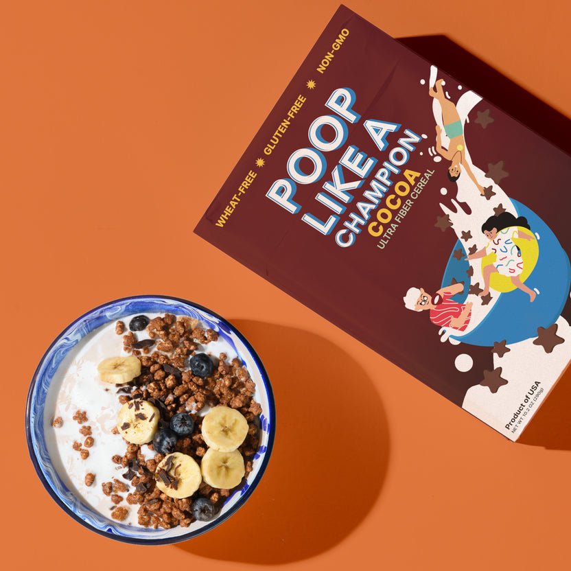 Cocoa Ultra Fiber Cereal Poop Like A Champion Poop Like a Champion®